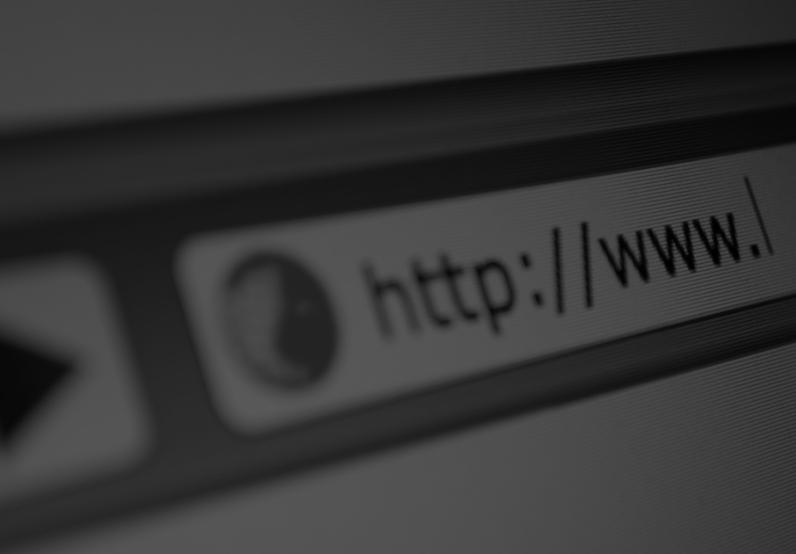 Image of a website web address bar